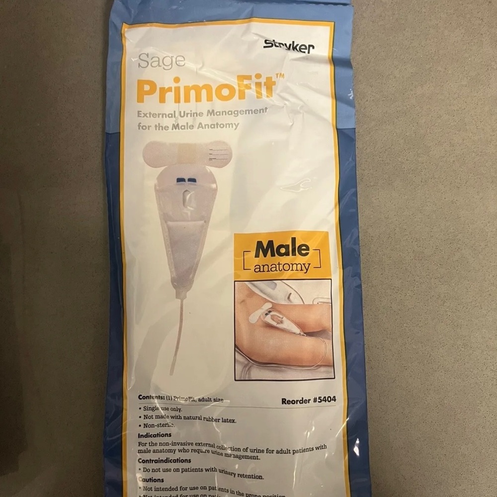 10 Sage PrimoFit Male Urine Management System